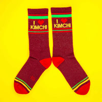 I ❤️ Kimchi Unisex Gym Crew Socks