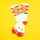 Proud Gay Mom Unisex Gym Crew Socks