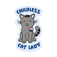 Childless Cat Lady Sticker