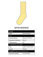 Hush Your Mouth Unisex Gym Crew Socks