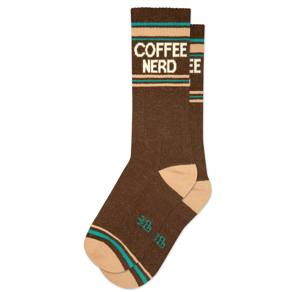 Coffee Nerd Unisex Gym Crew Socks