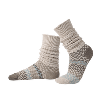 Seashell Slouch Crew Socks