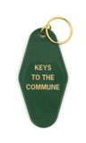 Keys to the Commune Motel Style Keychain