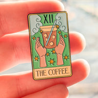 The Coffee Tarot Enamel Pin