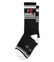 I ❤️ Bagels Unisex Gym Crew Socks