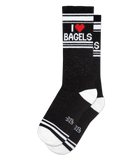 I ❤️ Bagels Unisex Gym Crew Socks