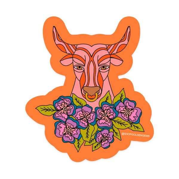 Determined Little Taurus- Sticker