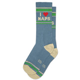 I ❤️ Naps Unisex Gym Crew Socks